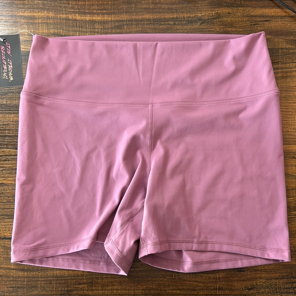 Peachy Athletic Halycon Mauve Pink Shorts XL